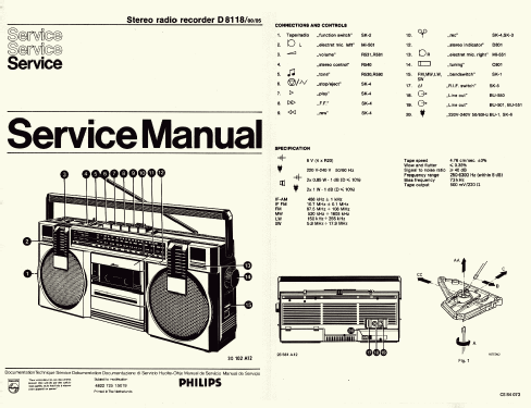 D8118 /00 /05; Philips - Österreich (ID = 2081384) Radio