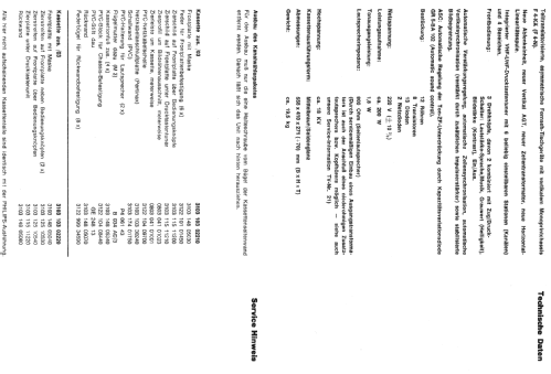 Format 20 Automatic A20T644 /03 Ch= F4-KÄ ; Philips - Österreich (ID = 1948320) Television