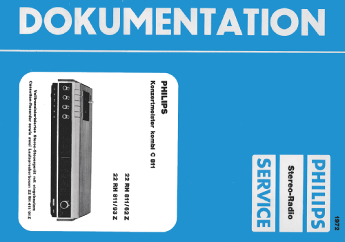 Konzertmeister kombi C811 22RH811 /62Z /93Z; Philips - Österreich (ID = 2126581) Radio