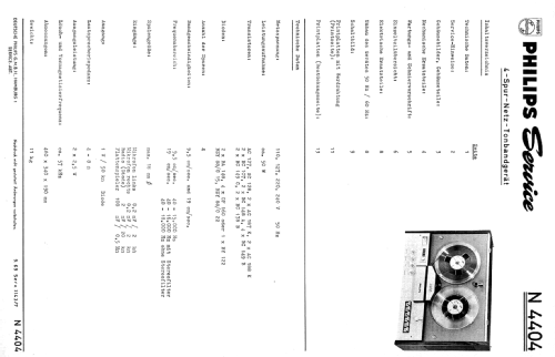 Maestro 4404 N4404 /00; Philips - Österreich (ID = 203850) Ton-Bild