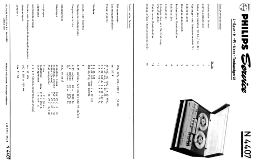 Maestro 4407 N4407/00; Philips - Österreich (ID = 1679066) R-Player