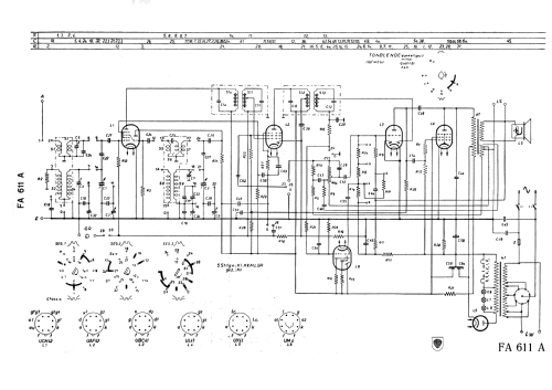 Musikschrank FA611A; Philips - Österreich (ID = 774503) Radio