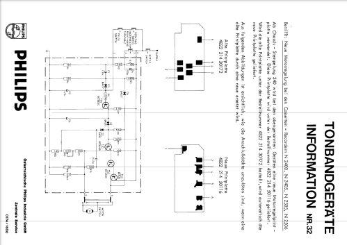 Cassetten-Recorder 2405 N2405; Philips - Österreich (ID = 102067) Ton-Bild