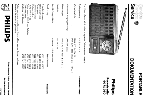 Pocketradio 90RL050; Philips - Österreich (ID = 129293) Radio