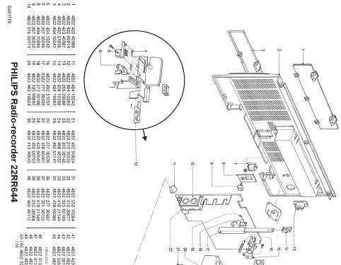 Radio-Recorder 644 22RR644; Philips - Österreich (ID = 251278) Radio
