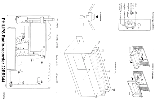 Radio-Recorder 644 22RR644; Philips - Österreich (ID = 251280) Radio