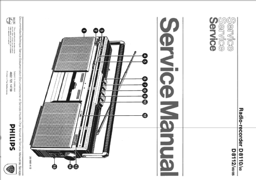 Radio Recorder D8112 /00 /05; Philips - Österreich (ID = 684926) Radio