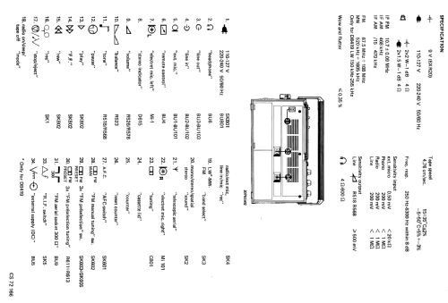 Radio Recorder D8419 /00 /15; Philips - Österreich (ID = 2125774) Radio