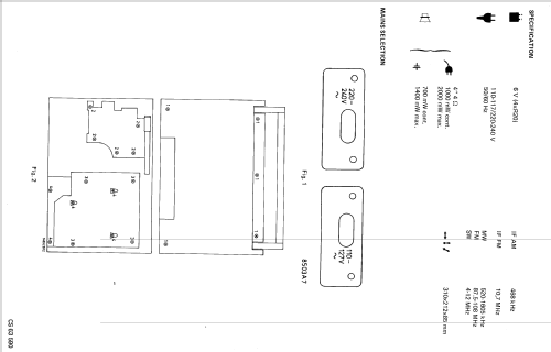 Radio Recorder SX8198 /13 /14 /30 /33 /38; Philips - Österreich (ID = 1160203) Radio