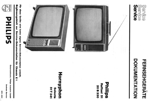 Raffael 51 20B330 Ch= E1; Philips - Österreich (ID = 1946792) Television