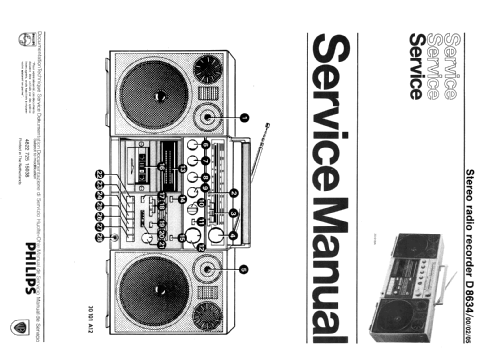 Sound Machine Mark II D8634 /00 /02 /05; Philips - Österreich (ID = 740879) Radio
