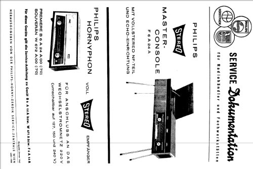 Stereo Master Console F6A24A; Philips - Österreich (ID = 70265) Radio