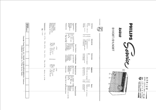 B1LN38T; Philips Portugal (ID = 1818671) Radio