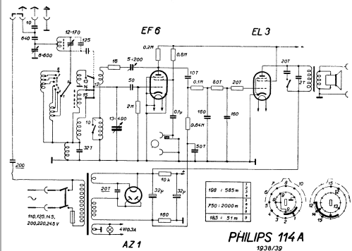 114A; Philips Radios - (ID = 36742) Radio