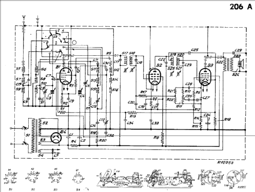 206A, 206A -12, -13; Philips Radios - (ID = 74216) Radio