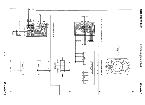 20B530 Ch= E1; Philips Radios - (ID = 1863779) Television