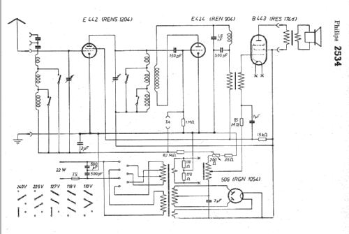 2534; Philips Radios - (ID = 5093) Radio