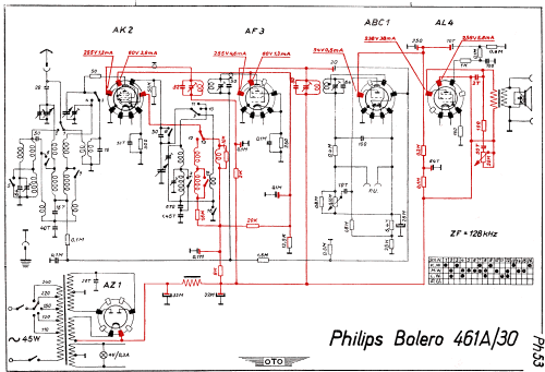 Bolero 461A-30; Philips Radios - (ID = 3017758) Radio