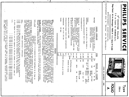 Super inductance 536A; Philips Radios - (ID = 1847515) Radio