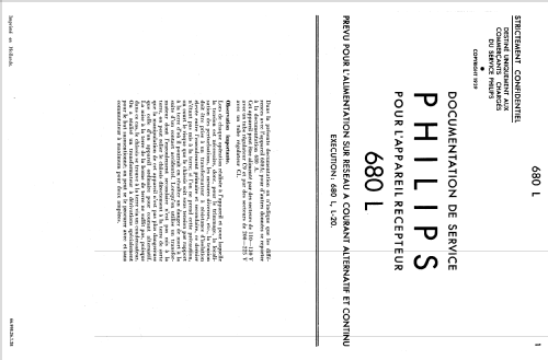 680L; Philips Radios - (ID = 1533835) Radio