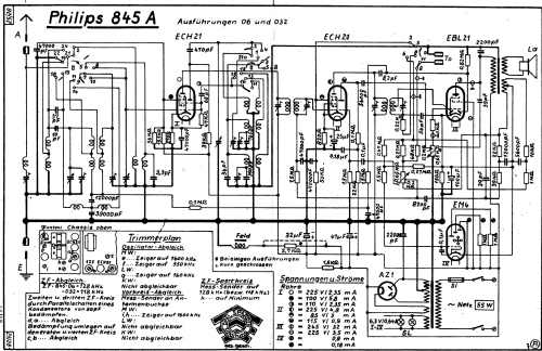 845A -32 -032; Philips Radios - (ID = 1993715) Radio
