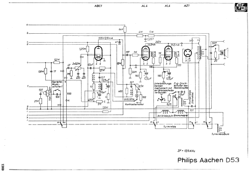 Aachen-Super D53 ; Philips Radios - (ID = 2221301) Radio