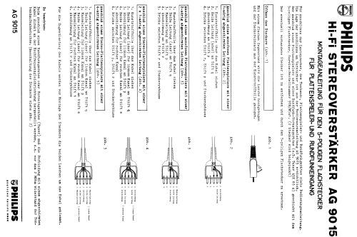 AG9015; Philips Radios - (ID = 2084432) Ampl/Mixer