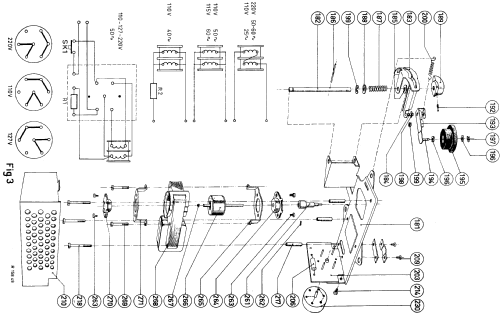 Plattenwechsler-Chassis AG 1003; Philips Radios - (ID = 305479) Enrég.-R