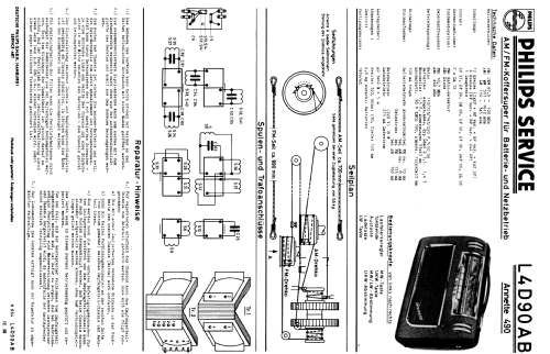 Annette 490 L4D90AB; Philips Radios - (ID = 323885) Radio