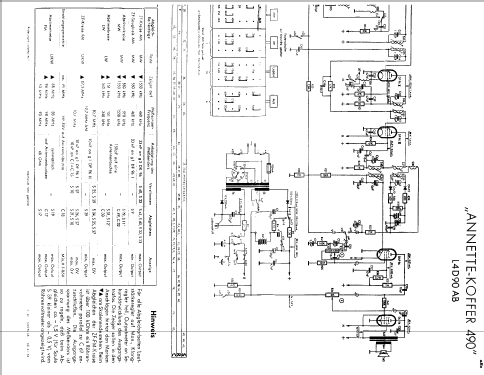 Annette 490 L4D90AB; Philips Radios - (ID = 64246) Radio