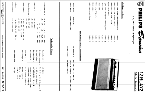 Babette Automatic 12RL472; Philips Radios - (ID = 403192) Radio