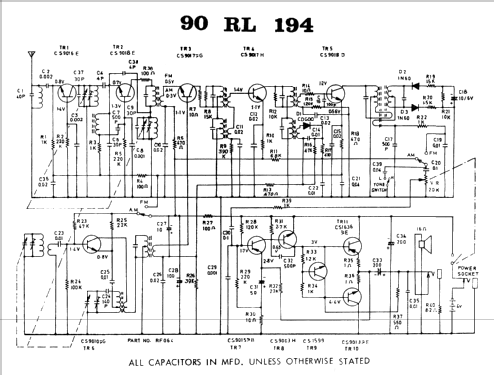 Blues 90RL194; Philips Radios - (ID = 74748) Radio