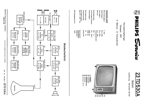 Bremen 23TD530A /00 /06 Ch= D5F; Philips Radios - (ID = 1871293) Television