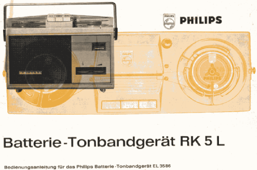 RK5L EL3586 /22; Philips Radios - (ID = 1946218) Reg-Riprod