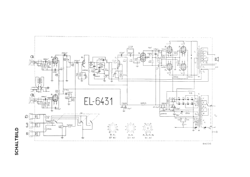 120W-Mischverstärker EL6431 /00; Philips; Eindhoven (ID = 1463734) Ampl/Mixer