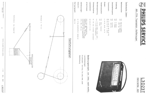 Henriette 323 L3D23T; Philips Radios - (ID = 71428) Radio