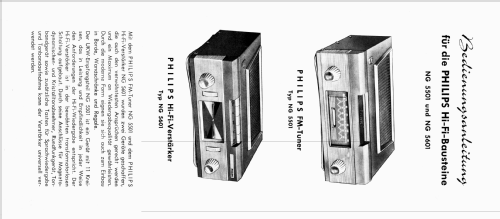 Hi-Fi-Verstärker-Baustein NG5601; Philips Radios - (ID = 2597359) Ampl/Mixer