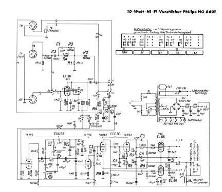 Hi-Fi-Verstärker-Baustein NG5601; Philips Radios - (ID = 27667) Ampl/Mixer