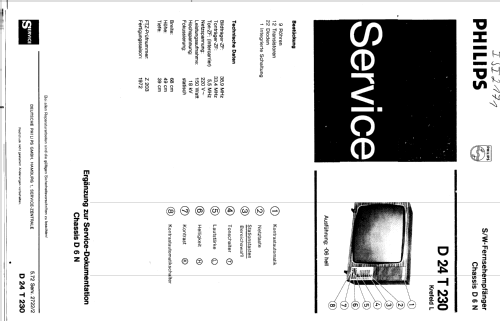 Krefeld L D24T230 D 24 T 230 Ch=D6N; Philips Radios - (ID = 243033) Television