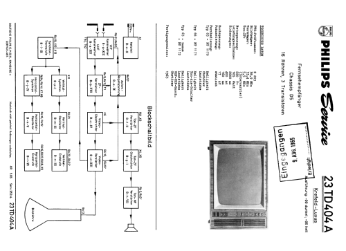Krefeld Luxus 23TD404 /00 /06 Ch= D5; Philips Radios - (ID = 1872643) Television