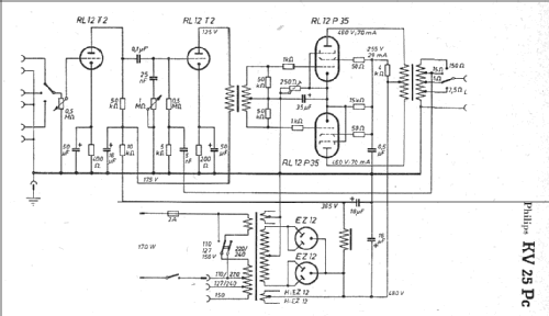 KV25Pc; Philips Radios - (ID = 5419) Ampl/Mixer