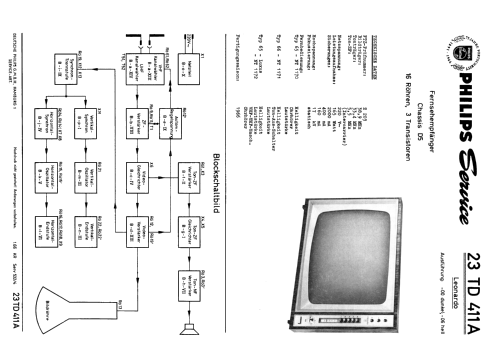 Leonardo 23TD411A /00 /06 Ch= D5; Philips Radios - (ID = 1872677) Television