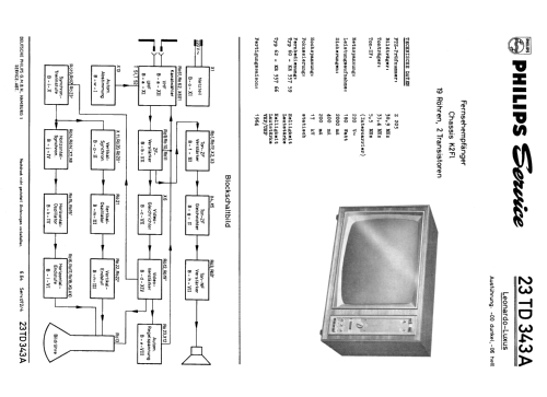 Leonardo Luxus 23TD343A /00 /06 Ch= K2FL; Philips Radios - (ID = 1899120) Television