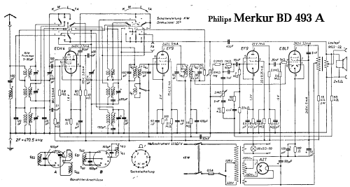 Merkur BD493A; Philips Radios - (ID = 295331) Radio