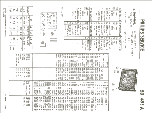 Merkur BD493A; Philips Radios - (ID = 916368) Radio