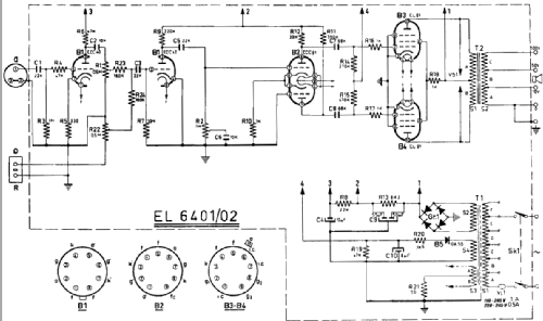 Mischpultverstärker EL6401/02; Philips Radios - (ID = 86433) Ampl/Mixer