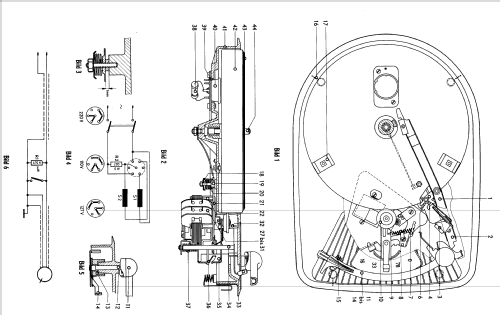 Plattenspieler-Chassis NG1260D; Philips Radios - (ID = 257647) R-Player