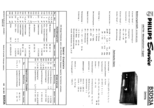 Philetta de Luxe B3D52A; Philips Radios - (ID = 1853029) Radio