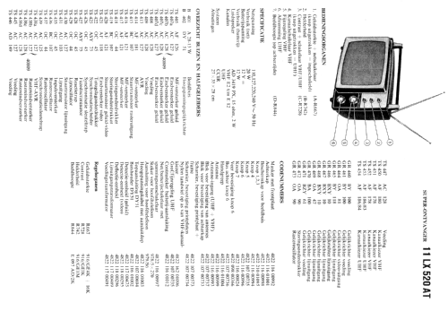 Philetta Luxus Alltransistor 11LX520AT /00 /30 /38; Philips; Eindhoven (ID = 467122) Television