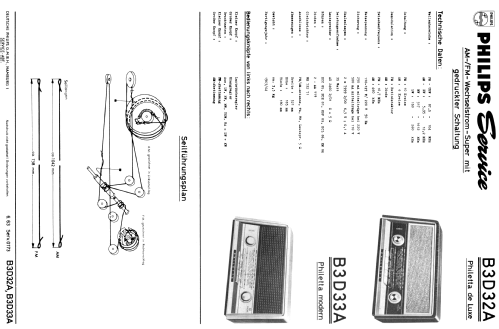 Philetta modern B3D33A; Philips Radios - (ID = 2526147) Radio